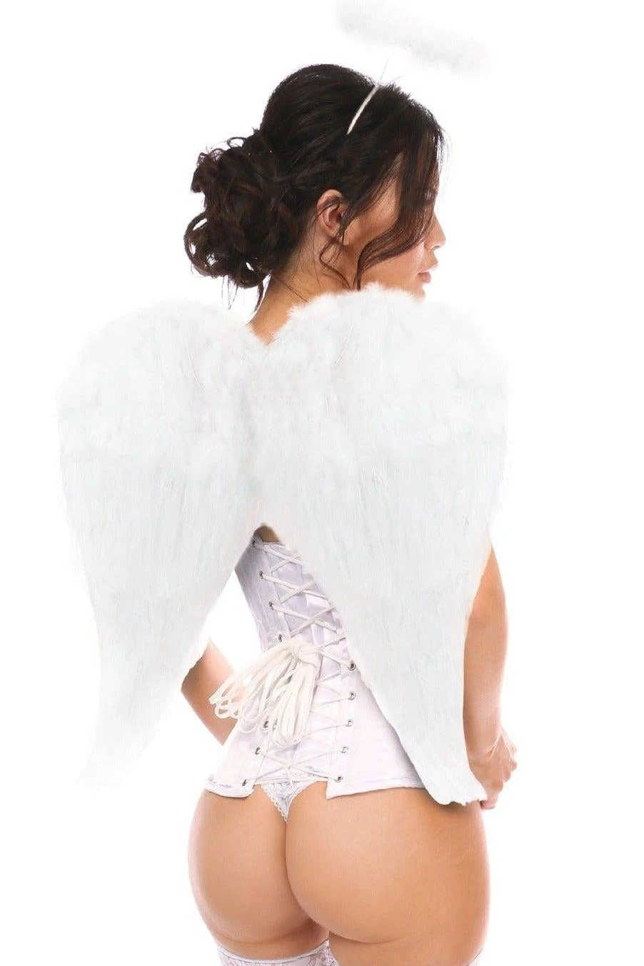 3 Piece Daring Angel Corset Costume 2 3 Piece Daring Angel Corset Costume - Image 2