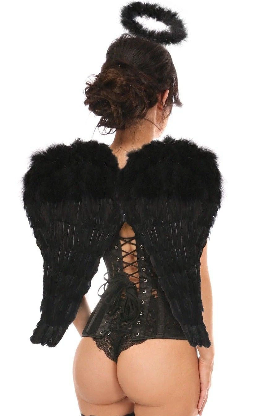 3 Piece Daring Angel Corset Costume 2 3 Piece Daring Angel Corset Costume - Image 2