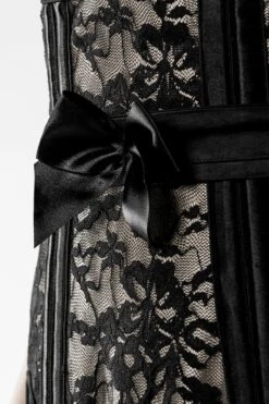 3 Piece Waist Shaper Corset Set -Coquette Shop 3 Piece Waist Shaper Corset Set Fetish Corsets Grey Velvet SEXYSHOESCOM 6