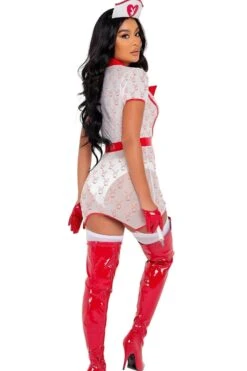 3PC Playboy Sexy Nurse -Coquette Shop 3PC Playboy Sexy Nurse Bunny Costumes Roma Costumes SEXYSHOES COM 4