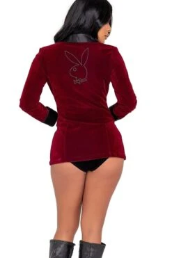 4PC Playboy Smoke Lounge Madam -Coquette Shop 4PC Playboy Smoke Lounge Madam Bunny Costumes Roma Costumes SEXYSHOES COM 4
