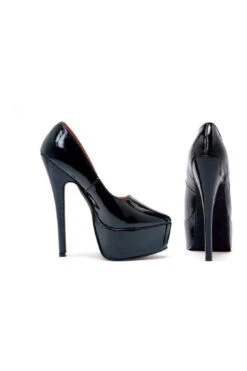 652-PRINCE Platform Pump | Black Patent