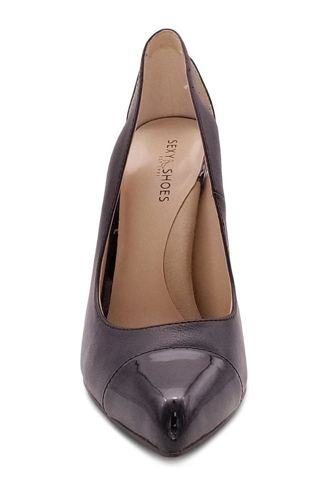 Cut Out Designed Pointed Toe Spectator Pump 4 Cut Out Designed Pointed Toe Spectator Pump - Image 4