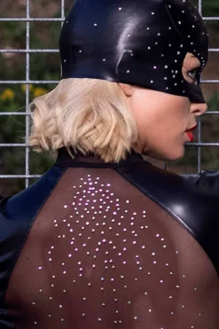 Cassiope Black Wetlook Catsuit -Coquette Shop Cassiope Black Wetlook Catsuit Fetish Catsuits Patrice Catanzaro SEXYSHOES COM 3