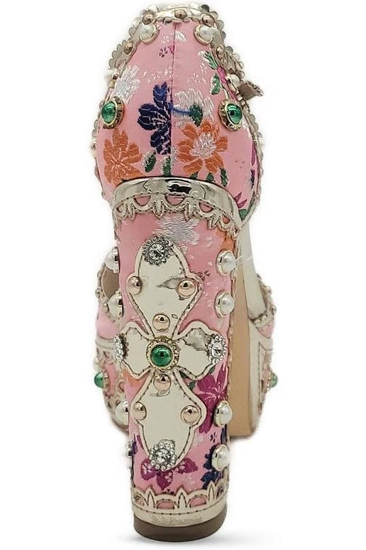 Cici Jeweled Platform Sandal 3 Cici Jeweled Platform Sandal - Image 3