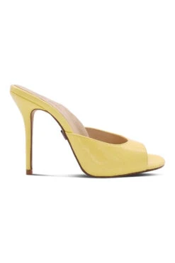 Micro Stiletto Sexy Mule 13 Micro Stiletto Sexy Mule -Coquette Shop Classic102 Yellow Right