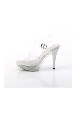 ELEGANT-408 Clear Vinyl Slide -Coquette Shop ELEGANT 408 Clear Vinyl Slide Slides Fabulicious SEXYSHOES COM 3