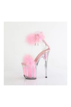 PLEASER FLAMINGO-824F Clear Marabou Sandal -Coquette Shop FLAMINGO 824F Clear Marabou Sandal Sandals Pleaser SEXYSHOES COM 3 6675e269 e45c 4f32 9bae c3bb30c8dbbd