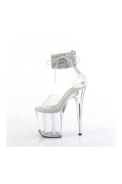 PLEASER FLAMINGO-824RS-02 Clear Vinyl Sandal -Coquette Shop FLAMINGO 824RS 02 Clear Vinyl Sandal Sandals Pleaser SEXYSHOES COM 3