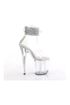 PLEASER FLAMINGO-824RS-02 Clear Vinyl Sandal -Coquette Shop FLAMINGO 824RS 02 Clear Vinyl Sandal Sandals Pleaser SEXYSHOES COM 5