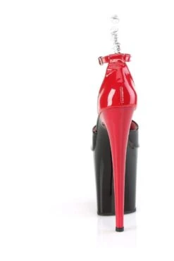 PLEASER FLAMINGO-868 Black Patent Sandal -Coquette Shop FLAMINGO 868 Black Patent Sandal Sandals Pleaser SEXYSHOES COM 4