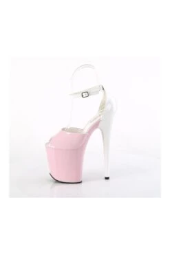 PLEASER FLAMINGO-868 Pink Patent Sandal -Coquette Shop FLAMINGO 868 Pink Patent Sandal Sandals Pleaser SEXYSHOES COM 3