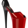 PLEASER FLAMINGO-868 Red Patent Sandal