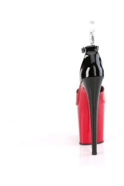 PLEASER FLAMINGO-868 Red Patent Sandal -Coquette Shop FLAMINGO 868 Red Patent Sandal Sandals Pleaser SEXYSHOES COM 4