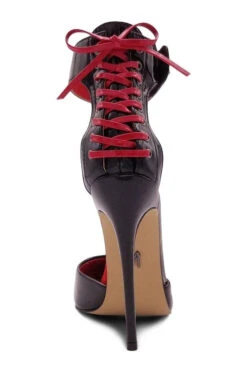 D'Orsay Ankle Strap With Corset Lace Details 8 D'Orsay Ankle Strap With Corset Lace Details -Coquette Shop Fame101 back