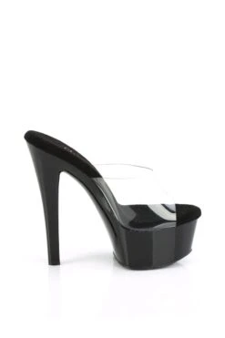 PLEASER GLEAM-601 Clear Vinyl Slide -Coquette Shop GLEAM 601 Clear Vinyl Slide Slides Pleaser SEXYSHOES COM 5