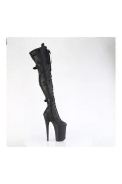 PLEASER INFINITY-3028 Black Patent Thigh Boot -Coquette Shop INFINITY 3028 Black Patent Thigh Boot Thigh Boots Pleaser SEXYSHOES COM 5