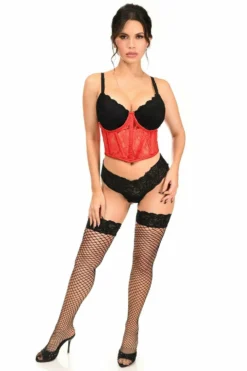 Lavish Red Sheer Lace Underwire Waist Cincher Corset 7 Lavish Red Sheer Lace Underwire Waist Cincher Corset -Coquette Shop LV 1403c 3509e5ed 0cbb 44e4 970a 669ec0983351