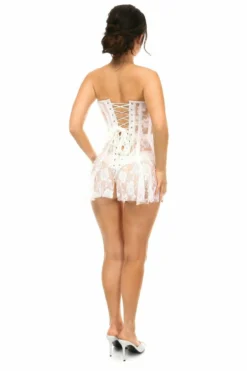 Lavish White Sheer Lace Corset Dress -Coquette Shop LV 1411d 3fda436a 9ef5 4117 94d4 1906ed7ba190