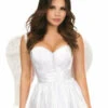 Lavish 4 PC Sexy Angel Corset Costume