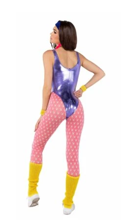 Playboy 80's Fitness Costume -Coquette Shop PB126 Back