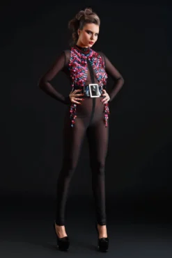 Sweety Fishnet Catsuit