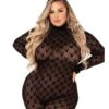 Playboy Bunny Plus Size Sheer Bodystocking