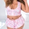 Plus Size Soft Touch Lounge Set