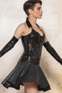 Turbulence Corset Vinyl -Coquette Shop Turbulence Corset Vinyl Fetish Corsets Patrice Catanzaro SEXYSHOES COM 4