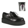 V-CREEPER-502 Black Vegan Leather Creeper