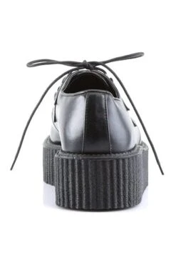 V-CREEPER-502 Black Vegan Leather Creeper -Coquette Shop V CREEPER 502 Black Vegan Leather Creeper Creepers Demonia SEXYSHOES COM 4