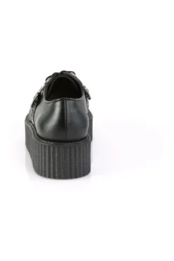 V-CREEPER-516 Black Vegan Leather Creeper -Coquette Shop V CREEPER 516 Black Vegan Leather Creeper Creepers Demonia SEXYSHOES COM 4