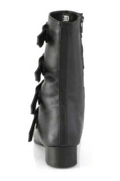 WARLOCK-110-C Black Vegan Leather Knee Boot -Coquette Shop WARLOCK 110 C Black Vegan Leather Knee Boot Knee Boots Demonia SEXYSHOES COM 4