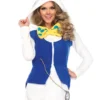 LEG AVENUE White Rabbit Zip Front Costume