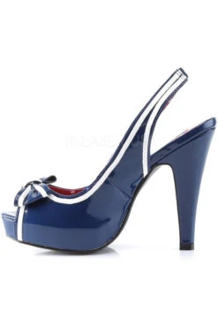 BETTIE-05 Sandal | Blue Patent -Coquette Shop bettie 05 sandal blue patent sandals pin up couture sexyshoescom 3