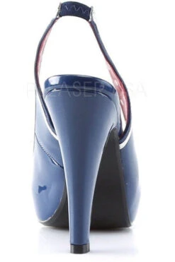 BETTIE-05 Sandal | Blue Patent -Coquette Shop bettie 05 sandal blue patent sandals pin up couture sexyshoescom 4
