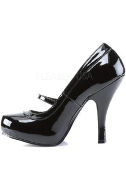 CUTIEPIE-02 Pump | Black Patent -Coquette Shop cutiepie 02 pump black patent mary janes pin up couture sexyshoescom 3
