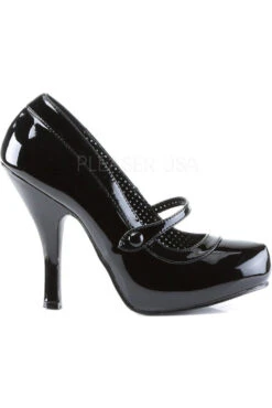 CUTIEPIE-02 Pump | Black Patent -Coquette Shop cutiepie 02 pump black patent mary janes pin up couture sexyshoescom 5