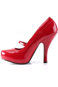 CUTIEPIE-02 Pump | Red Patent -Coquette Shop cutiepie 02 pump red patent mary janes pin up couture sexyshoescom 3