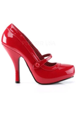 CUTIEPIE-02 Pump | Red Patent -Coquette Shop cutiepie 02 pump red patent mary janes pin up couture sexyshoescom 5