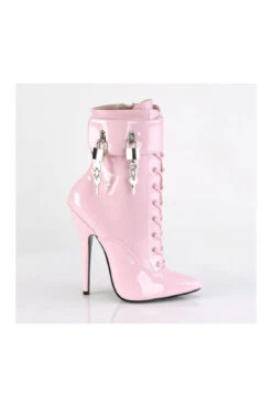 DOMINA-1023 Ankle Boot | Pink Patent -Coquette Shop domina 1023 ankle boot pink patent ankle boots devious sexyshoescom 5