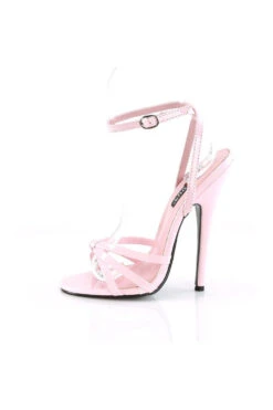DOMINA-108 Sandal | Pink Patent -Coquette Shop domina 108 sandal pink patent sandals devious sexyshoescom 3