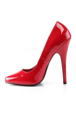 DOMINA-420 Pump | Red Patent -Coquette Shop domina 420 pump red patent pumps devious sexyshoescom 3