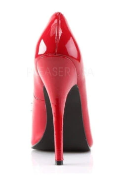 DOMINA-420 Pump | Red Patent -Coquette Shop domina 420 pump red patent pumps devious sexyshoescom 4
