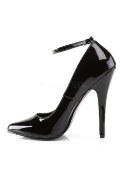 DOMINA-431 Pump | Black Patent -Coquette Shop domina 431 pump black patent pumps devious sexyshoescom 3