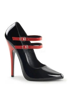 DOMINA-442 Pump | Black Patent