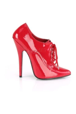DOMINA-460 Ankle Bootie | Red Patent -Coquette Shop domina 460 ankle bootie red patent ankle boots devious sexyshoescom 5