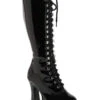 EASY Knee Boot | Black Patent