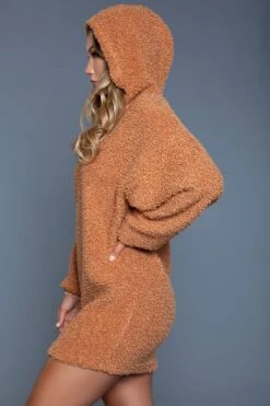 Lounge Hooded Sweat Dress -Coquette Shop lounge hooded sweat dress sleepwear bewicked sexyshoescom 4