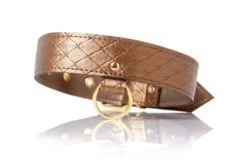 Quilted Embossed Collar And Leash Set -Coquette Shop quilted embossed collar and leash set leashes crops x play gold sexyshoescom 4